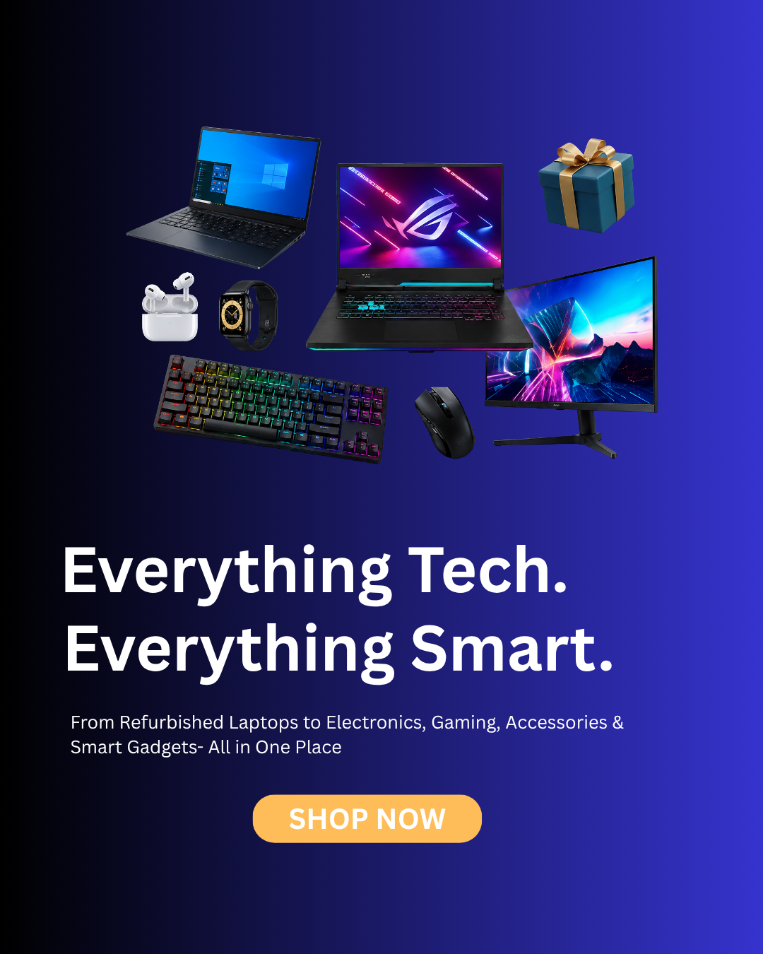 A1 Laptop Hub Mobile Hero Banner